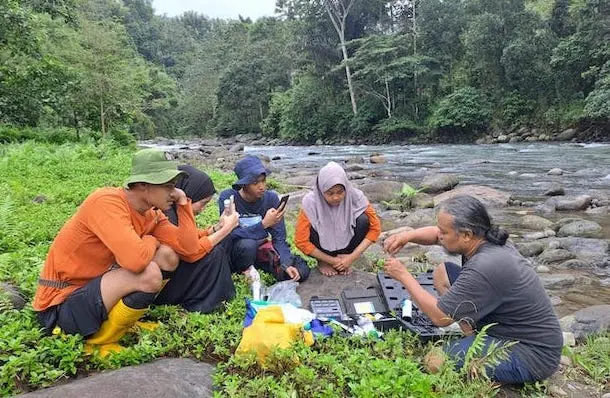 Ngeri, KMPS Temukan Mikroplastik di Sungai Balantieng