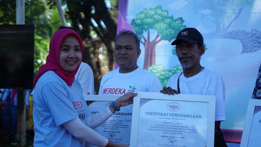 IIP BUMN Korwil D dan Klikhijau Kampanye Mitigasi Iklim di Kota Makassar