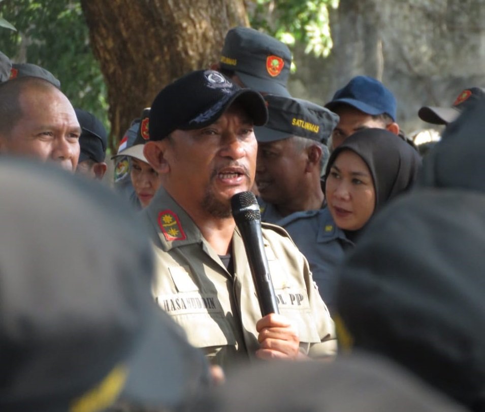 Satlinmas Makassar Intensifkan Kesiapsiagaan Menghadapi Bencana Kebakaran di Musim Kemarau