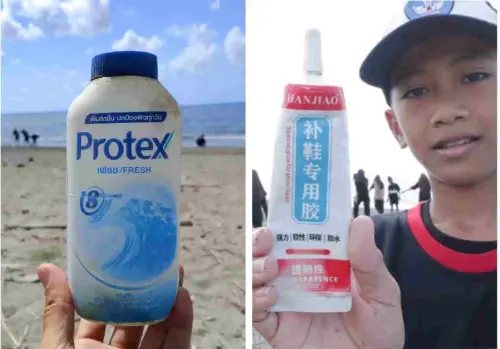 Mengejutkan, Kemasan Produk Plastik dari Thailand dan China Menghuni Pantai Babana, Bulukumba