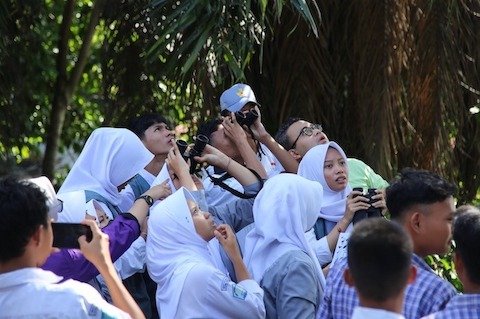 Unpak dan Belantara Edukasi Siswa SMA di Bogor Mendata Biodiversitas