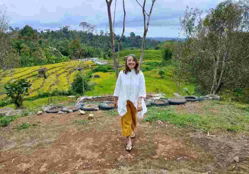 Sederet Aktivitas Menarik Christa Nooy, Aktivis Lingkungan Asal Belanda di tandabaca, Kindang