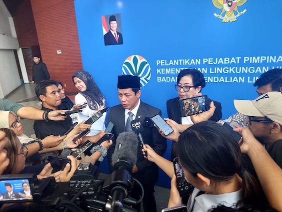 Menteri LH/BPLH Lantik 43 Pimpinan Tinggi Pratama, Ini Daftarnya!