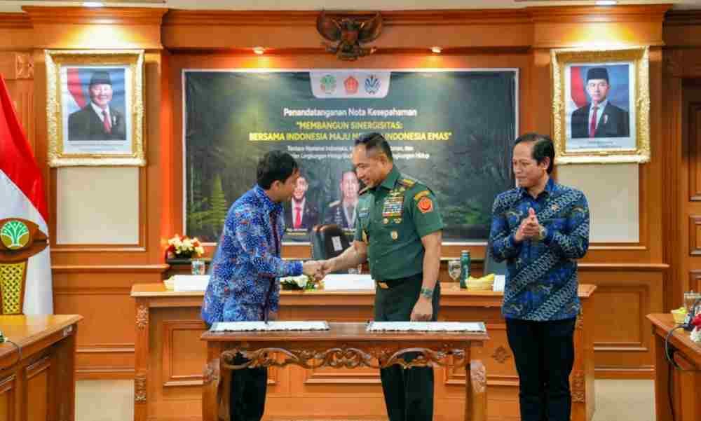 Kemenhut dan TNI Sepakat Kobarkan Spirit dan Keberanian Jaga Hutan Indonesia