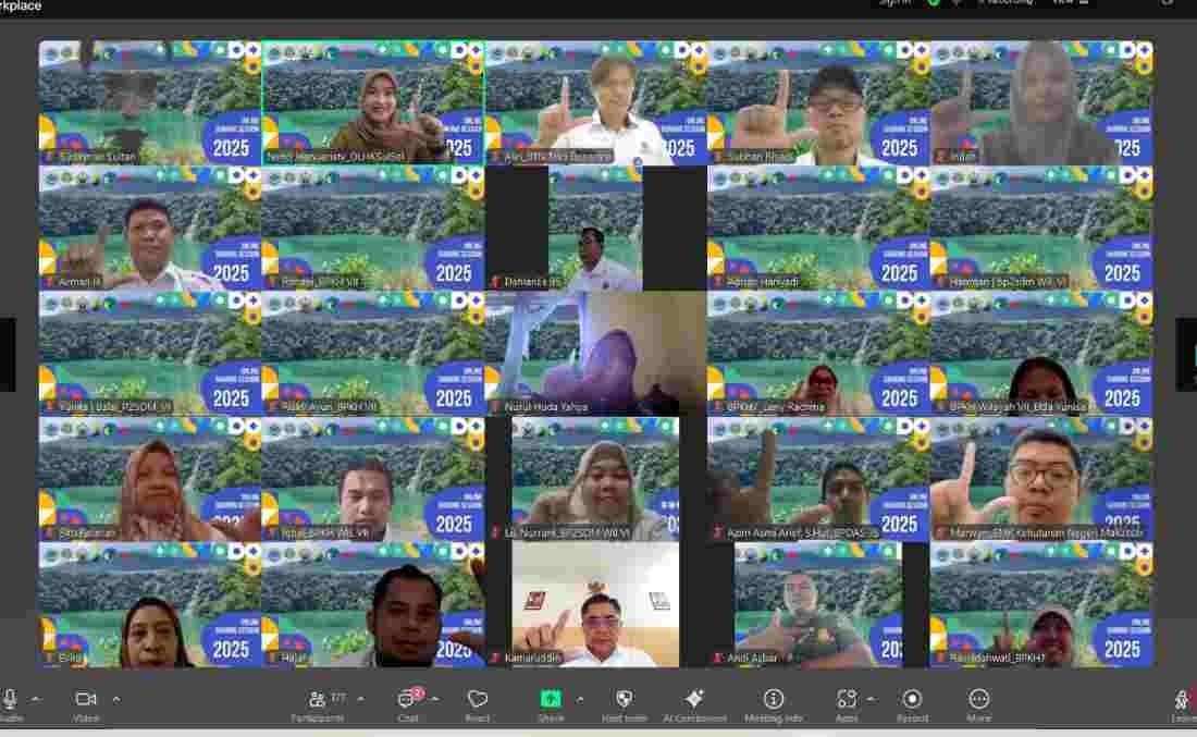Mentoring Penulisan Berita dan Artikel, Forsi LHK Sulsel Gelar Sesi Berbagi Literasi Secara Daring