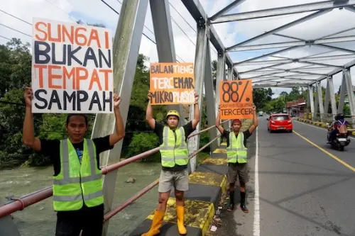 Ikan di Sungai Balantieng tercemar Mikroplastik, Dampak Buang Sampah Sembarangan