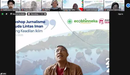 Kaum Muda Lintas Iman Kota Bandung Perkuat Kapasitas Jurnalisme, Suarakan Keadilan Iklim