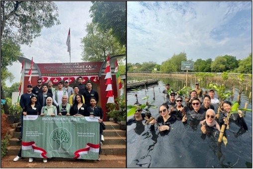 Serenitree & Kertabumi Peringati 80 Tahun Kemerdekaan RI dengan Menanam 178 Pohon Mangrove