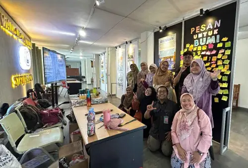 Eco Bhinneka Muhammadiyah Menggelar Pameran di Perayaan Green Campus Blue Seminary