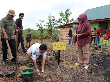 Sambut Hari Ozon 2025, Belantara Ajak Perusahaan Jepang Tanam Pohon di Tahura SSH