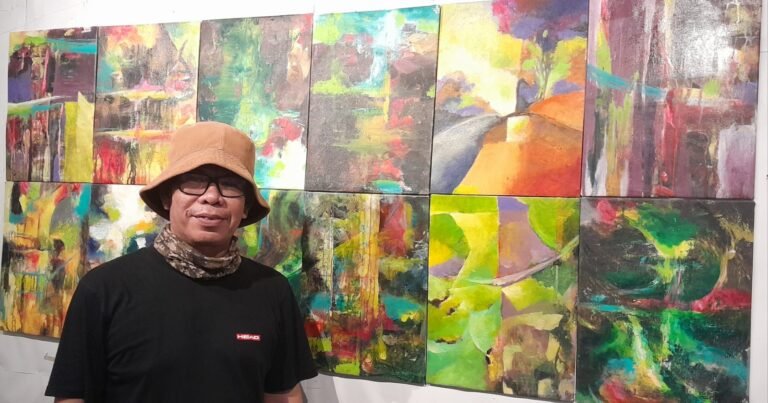 Achmad Fauzi, Seniman dan Kurator yang Merajut Budaya Bugis-Makassar dalam Goresan Abstrak