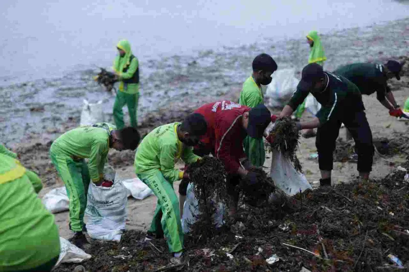 Children Environmental Action di Pulau Bawean Kumpulkan Hampir 1 Ton Sampah