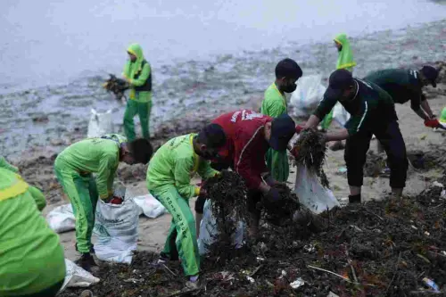 Children Environmental Action di Pulau Bawean Kumpulkan Hampir 1 Ton Sampah