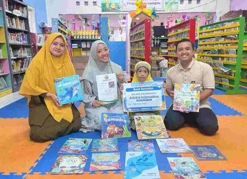 ECOTON dan Human in Love Foundation Korea Tumbuhkan Kesadaran Lingkungan Melalui Donasi Buku