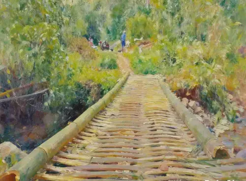 Pada Jembatan Bambu Itu