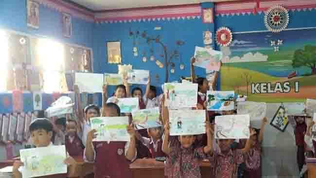 Rayakan Hari Bumi, SD Negeri Parinring Makassar Lakukan Edukasi Kreatif