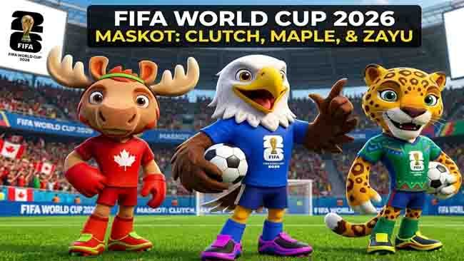 Maskot Piala Dunia 2026, Representasikan Tiga Negara dan Semangat Konservasi