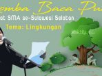 Lomba Baca Puisi Tema Lingkungan Antar SMA se-Sulawesi Selatan