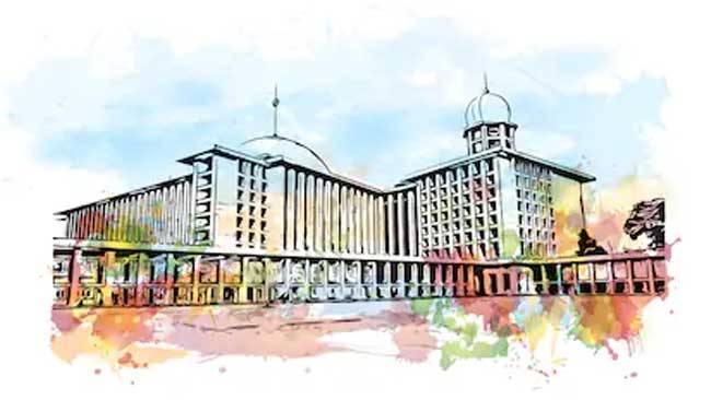 Masjid Istiqlal “Bersolek” Lebih Indah dan Berwawasan Lingkungan
