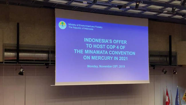Sah, Indonesia Jadi Tuan Rumah COP-4 Konvensi Minamata