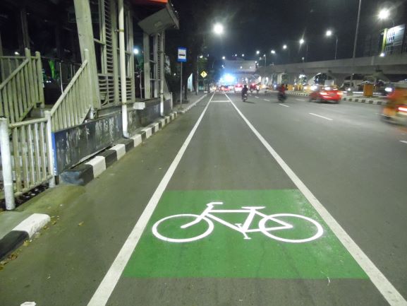 Mengintip Penerapan Jalur Hijau Sepeda di Makassar