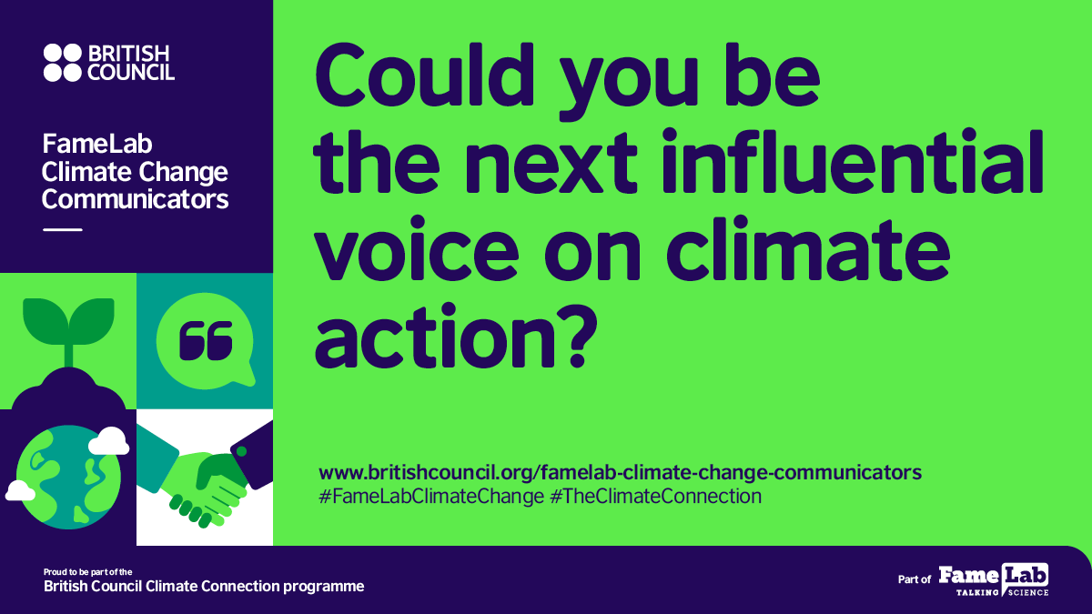 British Council Mencari Komunikator Ilmu Iklim Terbaik Melalui Kompetisi Global