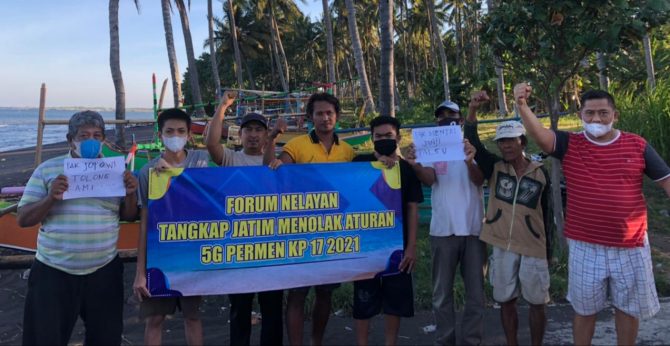 Nelayan Tangkap Jatim Protes Aturan 5 Gram Permen KP 172021