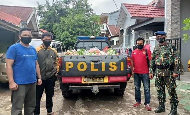 Petani KBA Kanreapia dan Brimob Berbagi Sayur ke Panti Asuhan di Gowa dan Makassar
