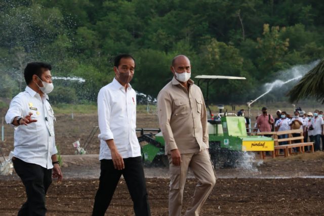 Gubernur NTT Dampingi Jokowi Tinjau Food Estate di Kabupaten Belu