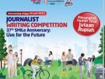 Kompetisi Menulis Tema Lingkungan Berhadiah Jutaan Rupiah, Yuk Ikutan!