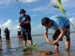 BPDAS HL Jeneberang Saddang dan Klikhijau Kampanye ‘Jaga Mangrove” di Luppung