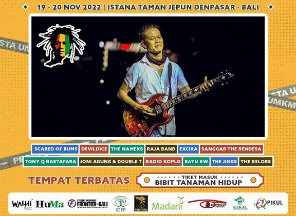 Musisi Tony Rastafara Ajak Warga Bali Ramaikan Pesta UMKM “Apa Kabar Kita”