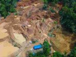 Lokasi penambangan emas ilegal di Tolitoli